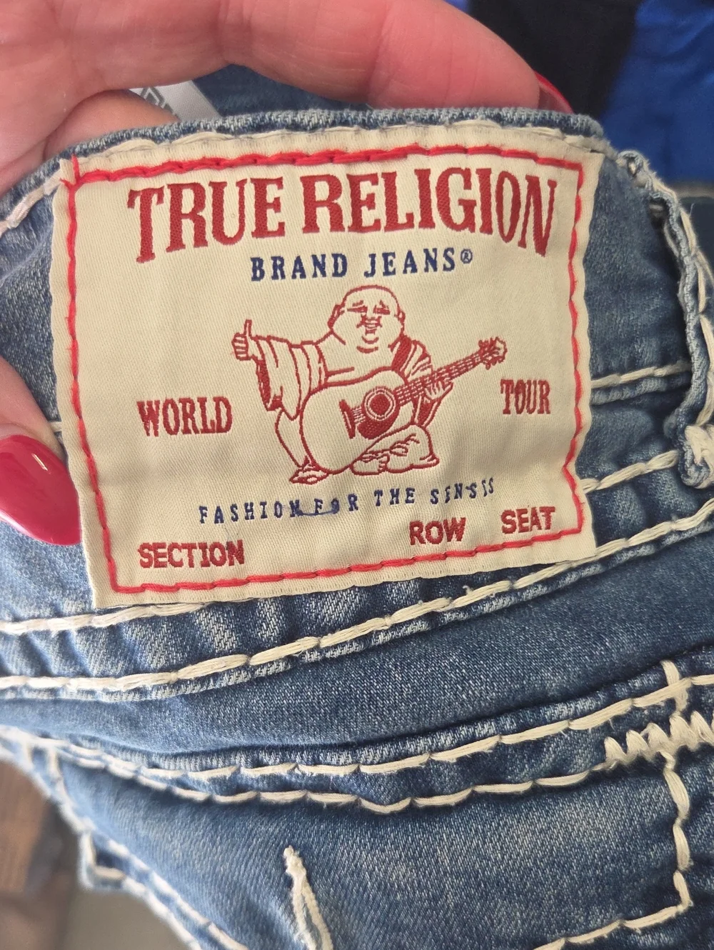 True Religion Ricky Straight Jean Men Size 36